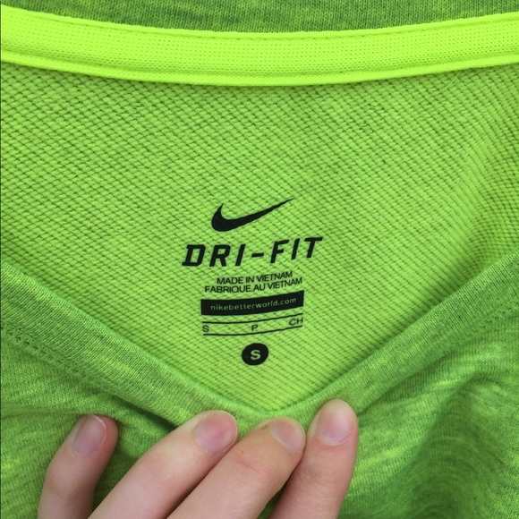 Nike Lime Green Crewneck - Picture 2 of 2